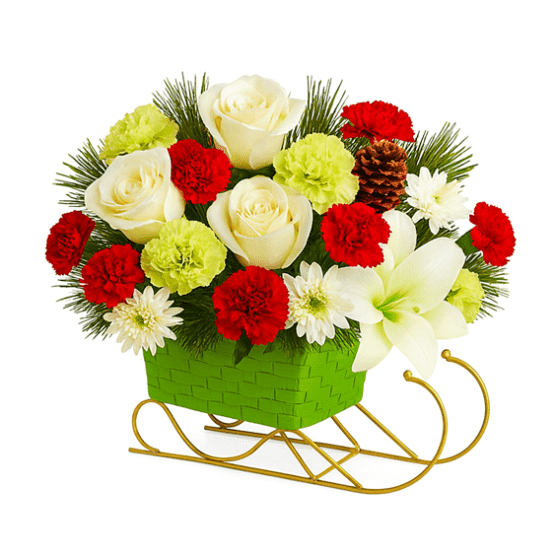 A Holly Jolly Christmas Flower