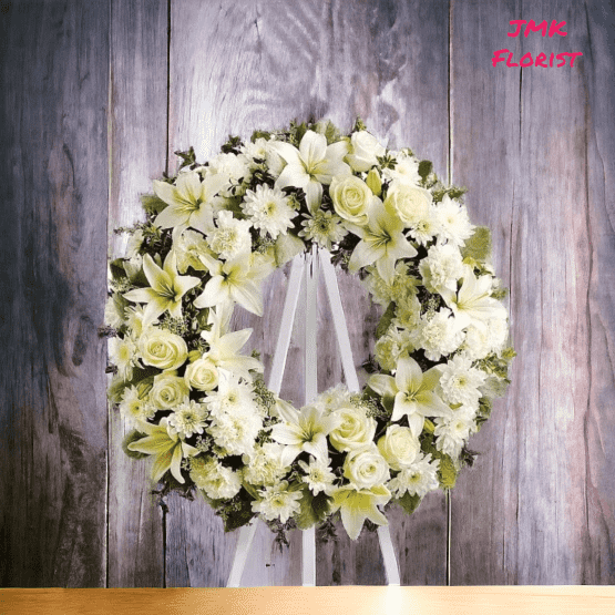 jmk sympathy wreath