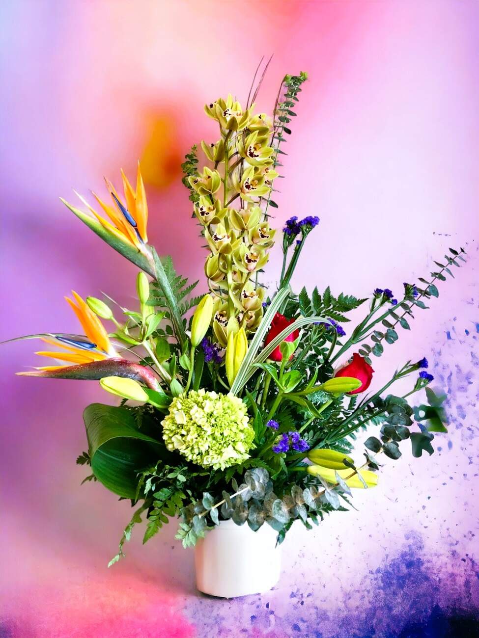 modern flower arrangement