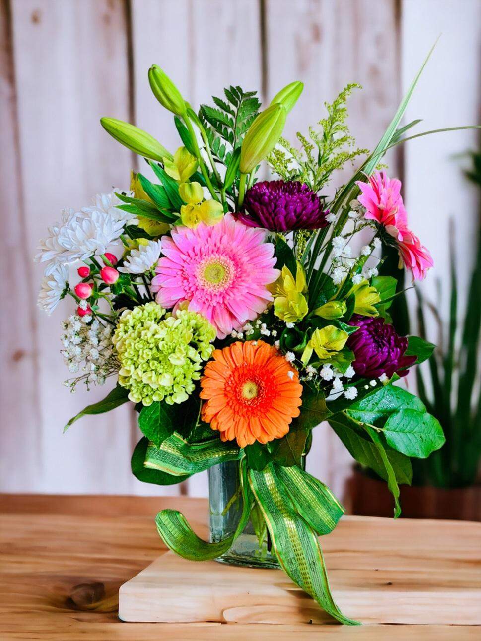 Forge your path modern flower arrangement