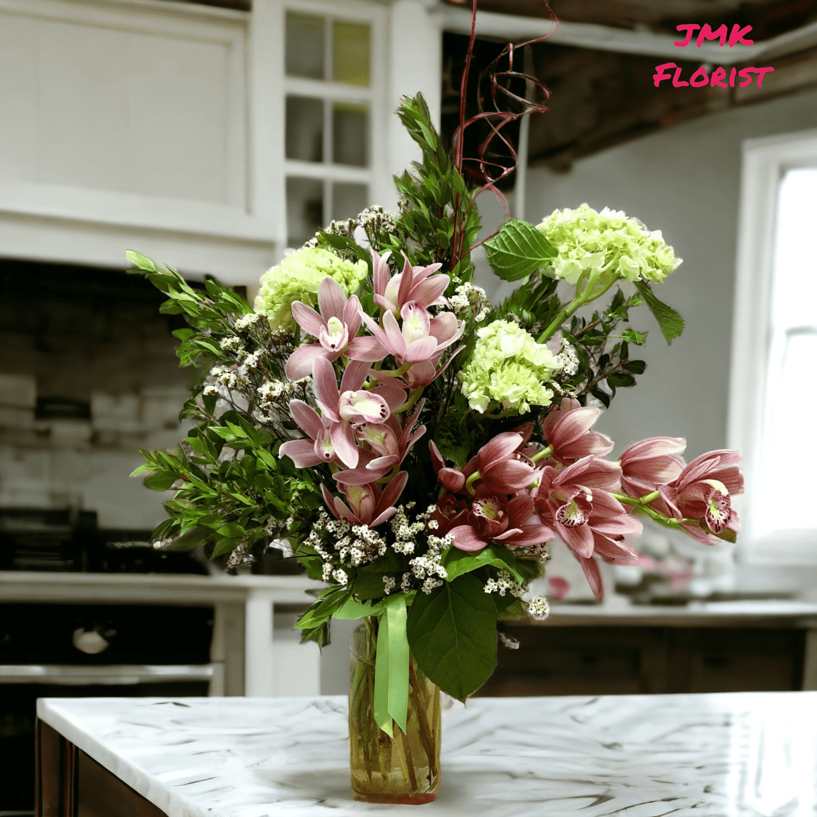jmk florist orchid arrangement