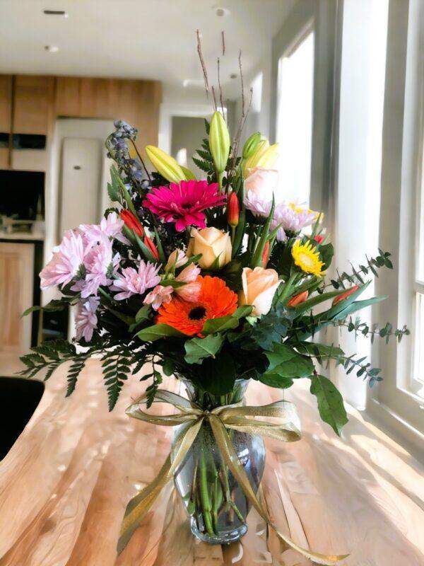 Love deeply flower arrangement